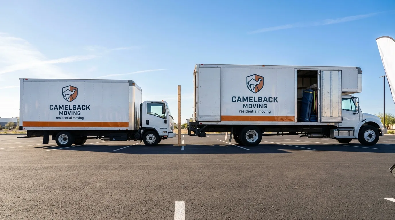 Moving truck size capacity guide in Rehoboth Beach